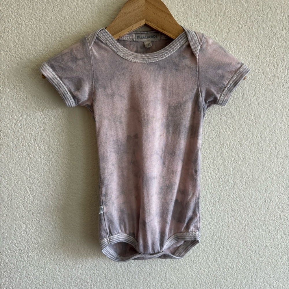 PAIGELAUREN Baby Girl Tie-Dye Bodysuit